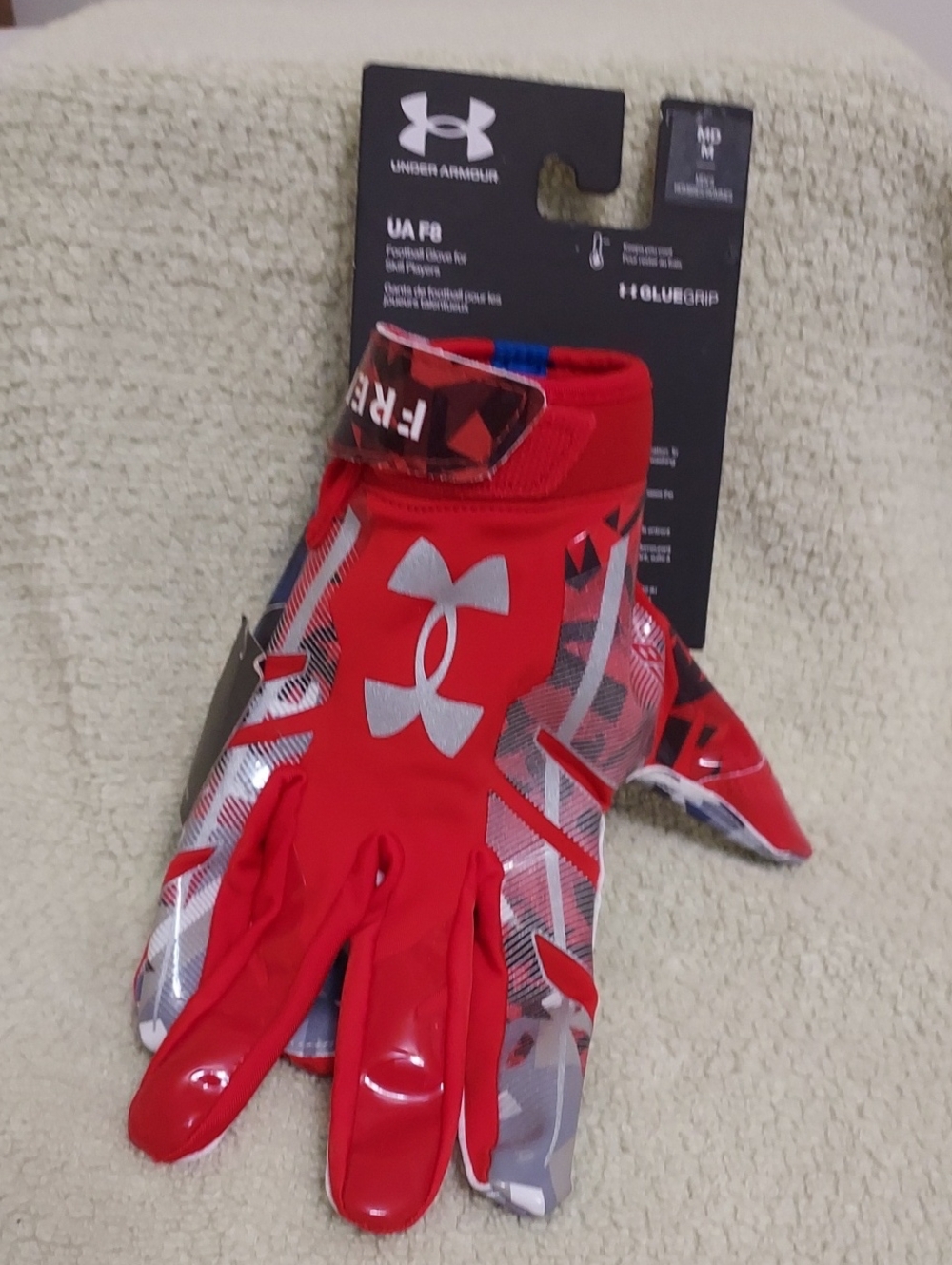 Mens Under Armour Football Gloves